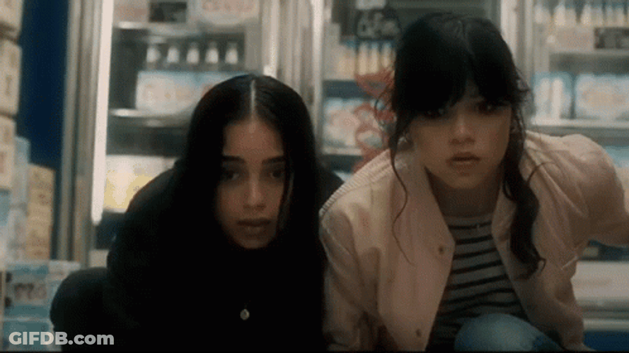 Scream 6 Jenna Ortega Melissa Barrera Worried GIF