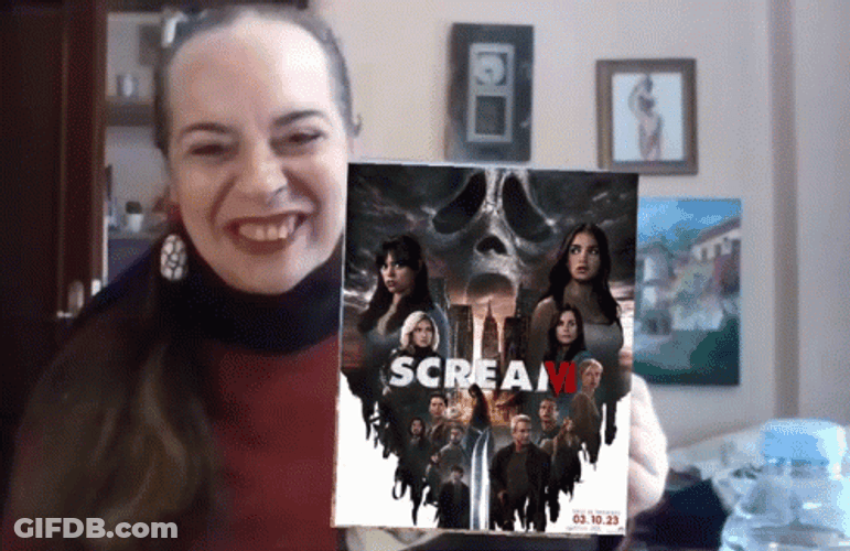 Scream 6 Poster Sticker GIF