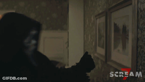 Scream 7 Poster Silhouette GIF