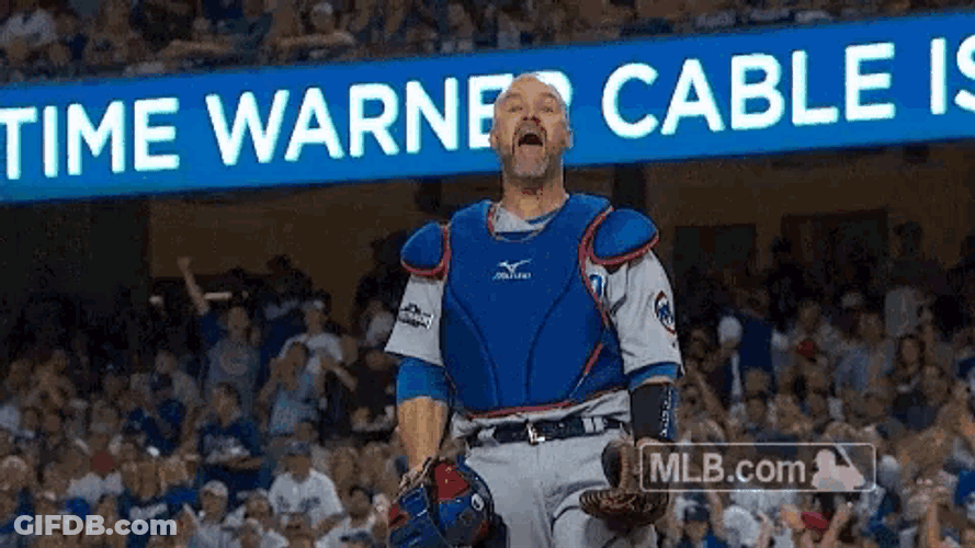 Scream Cubs GIF