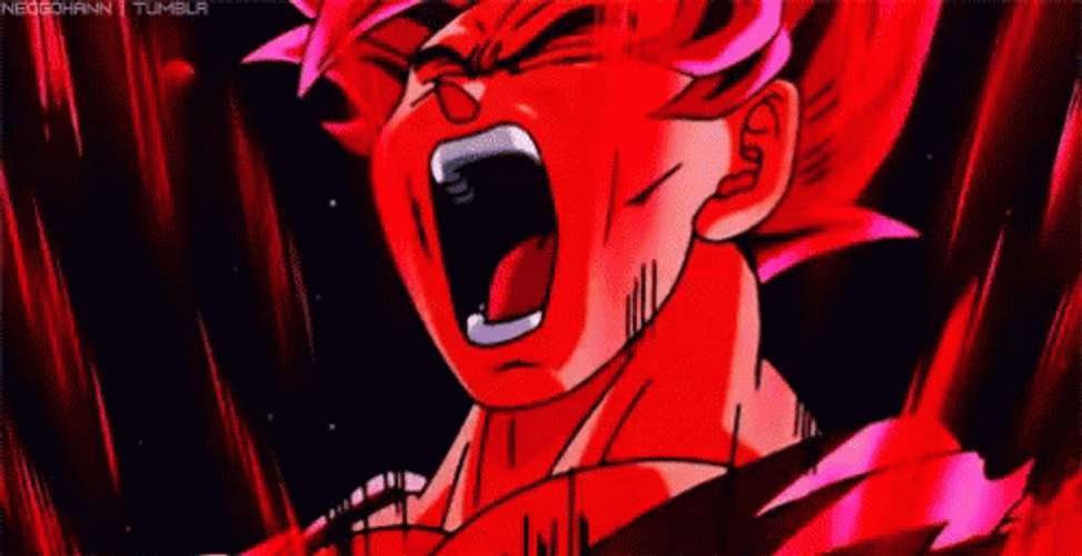 Scream Goku Manga Anime GIF