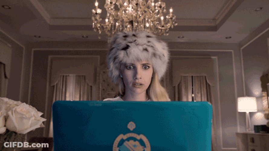 Scream Queens Chanel Oberlin Screaming GIF