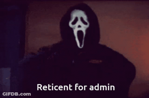 Scream Reticent For Admin GIF