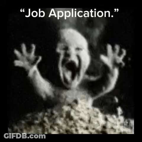 Screaming Baby Job Application GIF