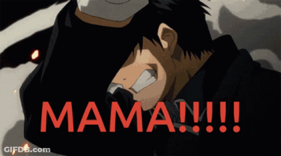 Screaming Cool Boy Anime Joe Mama GIF