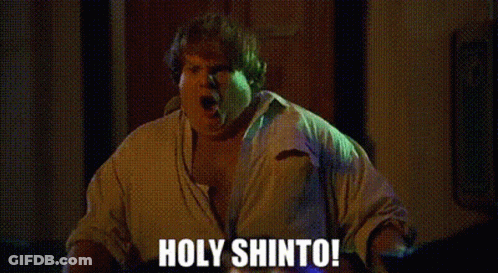 Screaming Fat Man In Dark Room GIF