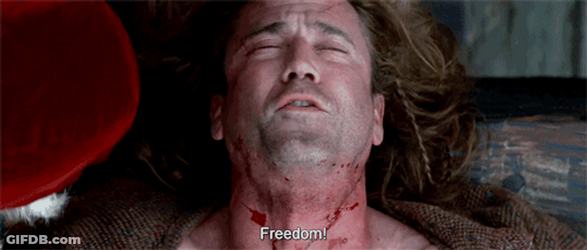 Screaming For Freedom Shawshank Redemption GIF