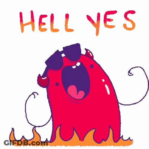 Screaming Hot As Hell GIF
