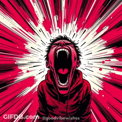 Screaming Man GIF