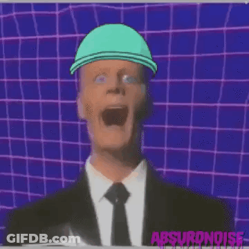 Screaming Man In Suit Tie Green Hard Hat GIF