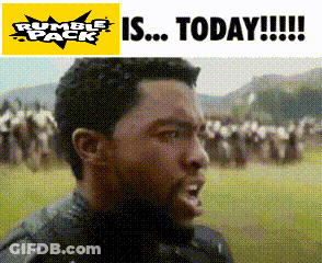 Screaming Man On Rumble Pack Poster GIF