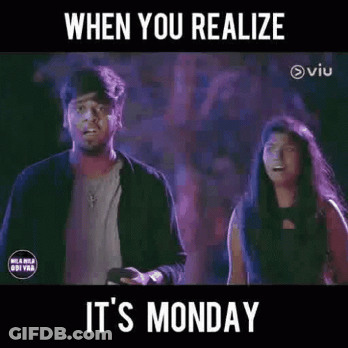 Screaming On Crazy Monday GIF