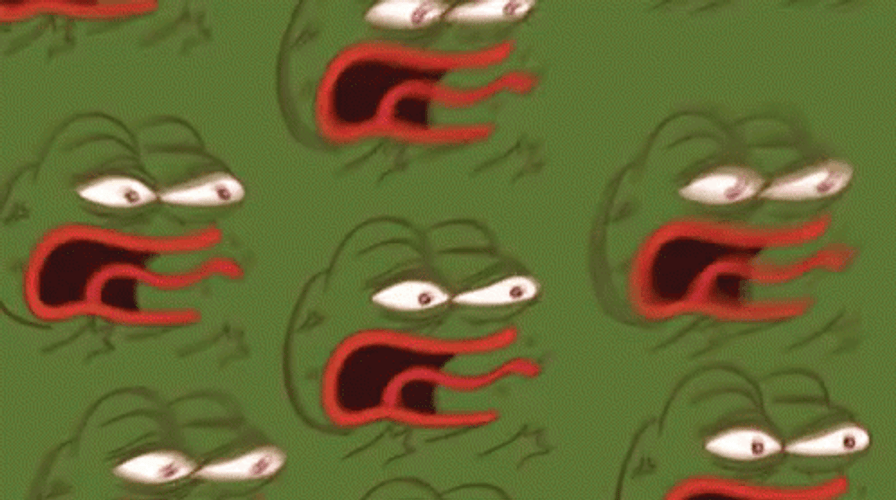 Screaming Pepe The Frog Reeee GIF