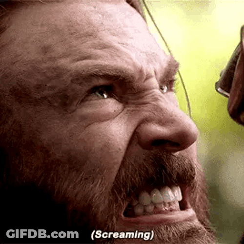 Screaming Upset Chris Evans GIF
