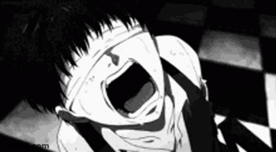 Screaming Wail Ken Kaneki GIF