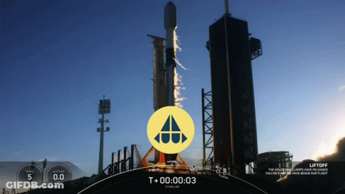Screen Showing Rocket Launch At T+00:00:03 GIF