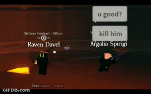 Screenshot Asking Raven Davel U Good GIF