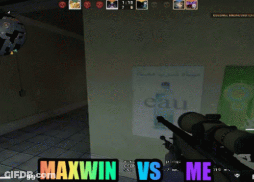 Screenshot Maxwin Vs Me At Bottom GIF
