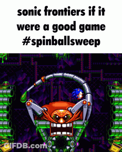 Screenshot Of Sonic Frontiers If It Were A Good Game GIF