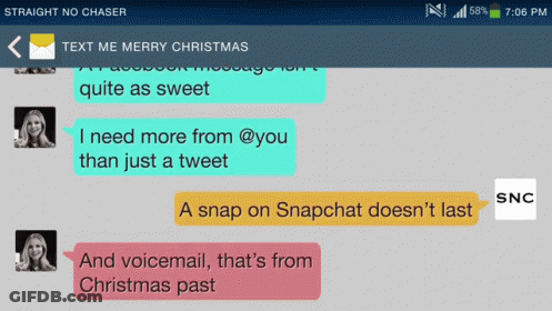 Screenshot Of Text Message With SNC Logo GIF