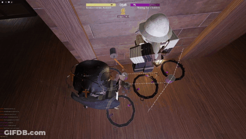 Screenshot Of Video Game Saying Attack GIF