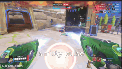 Screenshot Of Video Game Saying Smitten Pulse GIF