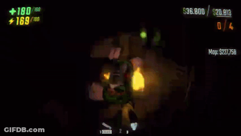 Screenshot Of Video Game With Flame From Ground GIF