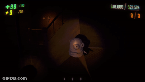 Screenshot Of Video Game With Wanderer GIF