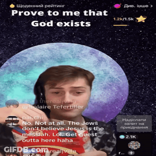 Screenshot Prove To Me That God Exists GIF