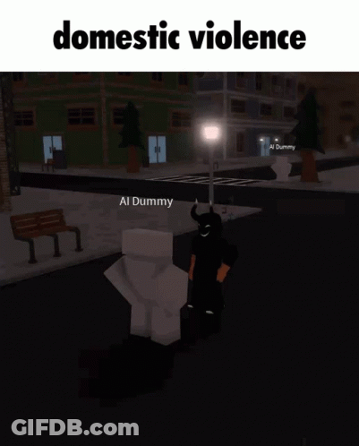 Screenshot Saying Domestic Violence GIF