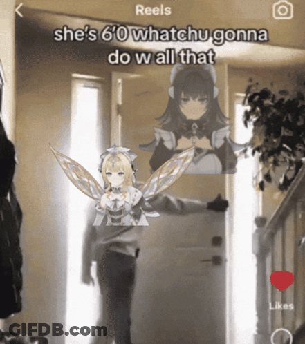 Screenshot Saying She's 6 0 Whatchu Gonna Do W All That GIF