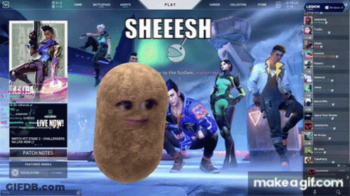 Screenshot Saying Sheeesh GIF
