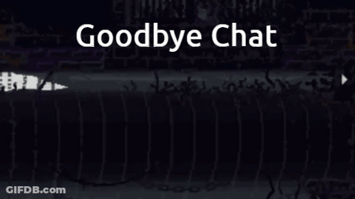 Screenshot Video Game Goodbye Chat GIF