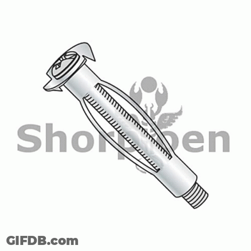 Screw Drawing With Shopen GIF