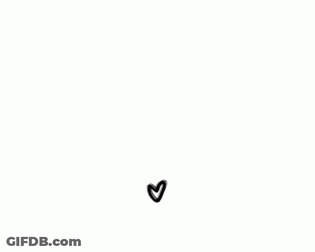 Scribbling Black Heart GIF