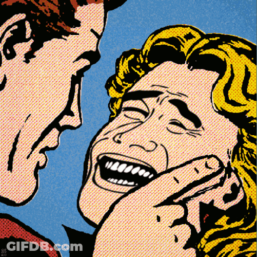 Scrolling Funny Faces Expressions GIF