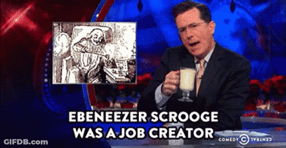 Scrooge Job Creator GIF