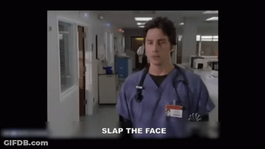 Scrubs Slap The Face Slapping Face GIF