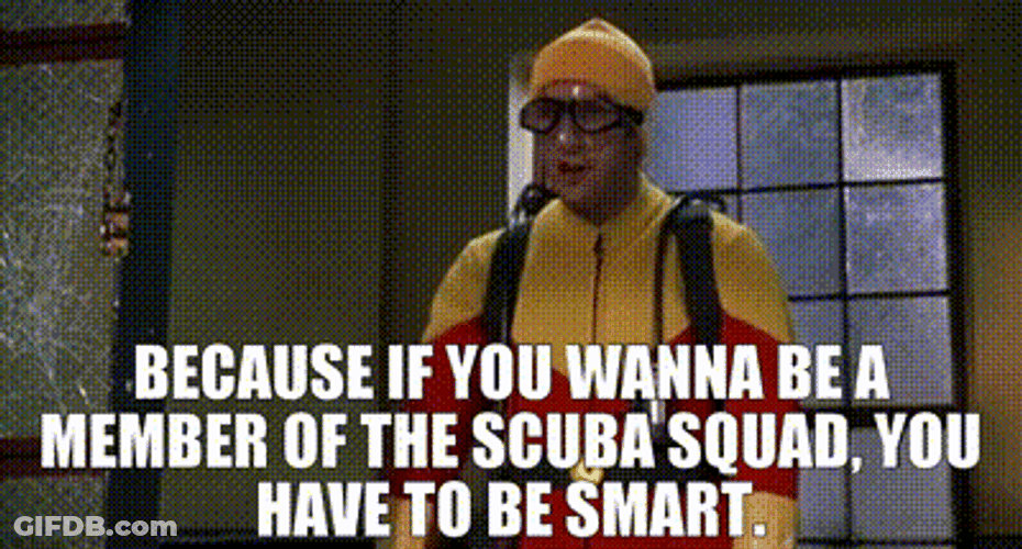 Scuba Steve Explaining GIF