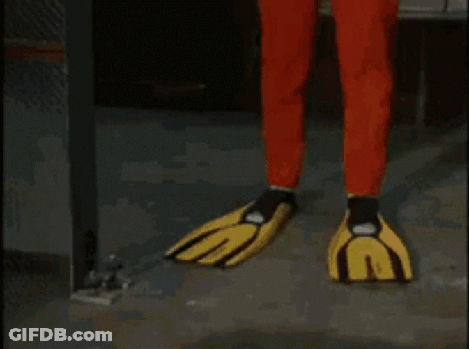 Scuba Steve Whole Body Suit GIF