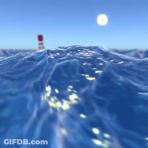 Sea Waves Perfect Loop GIF