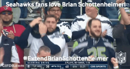 Seahawks Fans Love Brian Schottenheimer # Extendbrianschottenheimer GIF