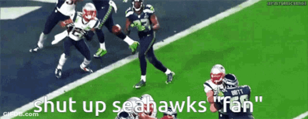 Seahawks Shut Up GIF