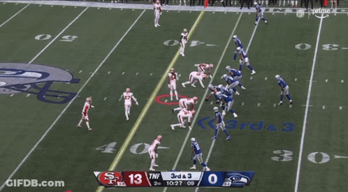 Seahawks Vs 49Ers Football Game GIF