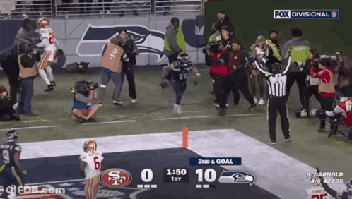 Seahawks Vs 49Ers Football Game GIF