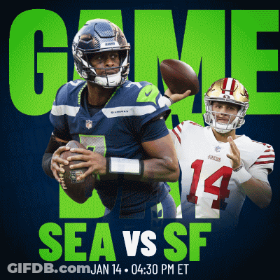 Seahawks Vs 49Ers Game Poster GIF