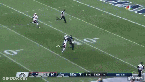 Seahawks Vs Patriots Football On NBC GIF