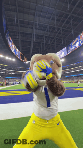 Seahawks Vs Rams Football Game On Fox NFL GIF