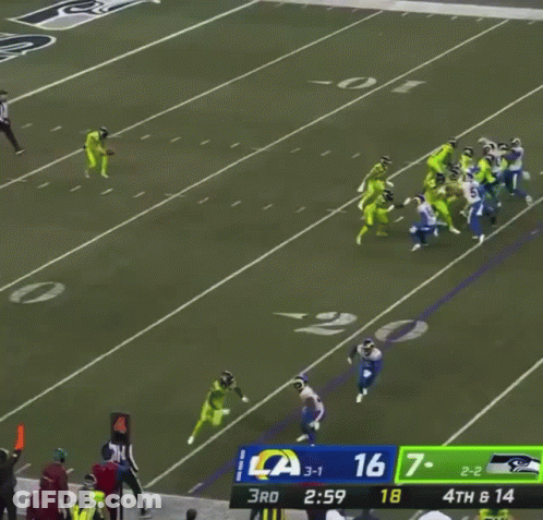 Seahawks Vs Rams Football Game GIF