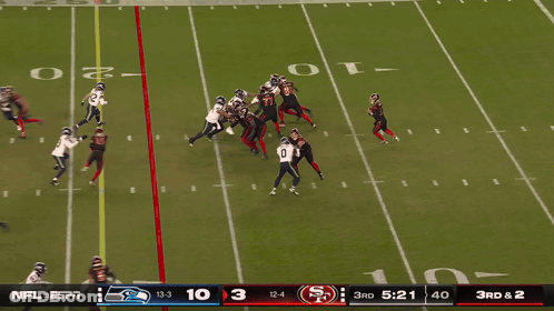 Seahawks Vs San Francisco 49Ers Football Game GIF